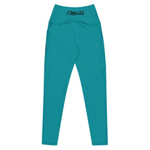 Load image into Gallery viewer, Eastern Blue Leggings w/ Pockets