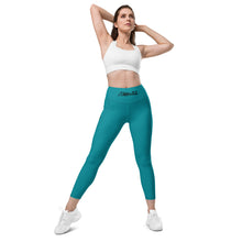 Load image into Gallery viewer, Eastern Blue Leggings w/ Pockets
