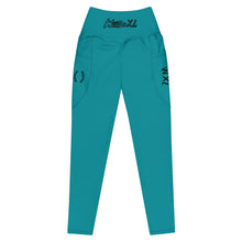 Load image into Gallery viewer, Eastern Blue Leggings w/ Pockets