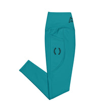 Load image into Gallery viewer, Eastern Blue Leggings w/ Pockets