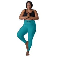 Load image into Gallery viewer, Eastern Blue Leggings w/ Pockets