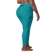 Load image into Gallery viewer, Eastern Blue Leggings w/ Pockets