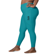 Load image into Gallery viewer, Eastern Blue Leggings w/ Pockets