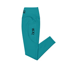 Load image into Gallery viewer, Eastern Blue Leggings w/ Pockets