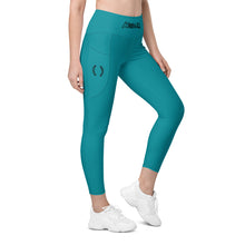 Load image into Gallery viewer, Eastern Blue Leggings w/ Pockets