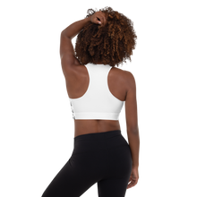 Load image into Gallery viewer, Multi Logo Padded Sports Bra