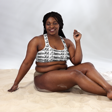 Load image into Gallery viewer, Multi Logo Padded Sports Bra
