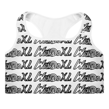 Load image into Gallery viewer, Multi Logo Padded Sports Bra