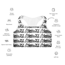 Load image into Gallery viewer, Multi Logo Padded Sports Bra