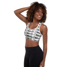 Load image into Gallery viewer, Multi Logo Padded Sports Bra