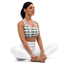 Load image into Gallery viewer, Multi Logo Padded Sports Bra