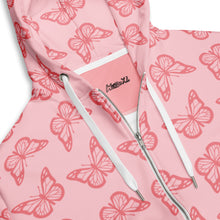 Load image into Gallery viewer, Butterfly Premium Zip-Up Hoodie